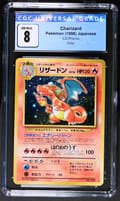 1998 Pokemon CD Promo Japanese Charizard Holo CGC 8
