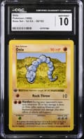 1999 Base Set - 1st Ed. Onix #56/102 CGC GM10