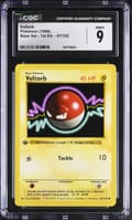 1999 Base Set - 1st Ed. Voltorb #67/102 CGC 9