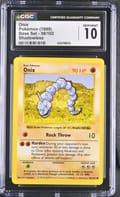 1999 Base Set Onix Shadowless #56/102 CGC GM10