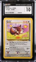 1999 Jungle Eevee #51/64 CGC GM10
