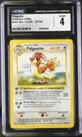 1999 Pokemon Base Set - 1st Ed. Pidgeotto #22/102 CGC 4