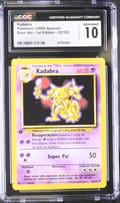 1999 Pokemon Base Set - 1st Edition Spanish Kadabra #32/102 CGC 10