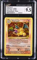 1999 Pokemon Base Set Charizard Shadowless Holo #4/102 CGC 9.5