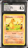 1999 Pokemon Base Set (Shadowless) Charmander Shadowless #46/102 CGC 8.5