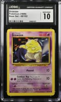 1999 Pokemon Base Set - Unlimited Drowzee #49/102 CGC 10