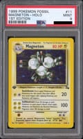 1999 Pokemon Fossil #11 Magneton-Holo 1st Edition