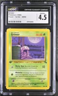 1999 Pokemon Fossil - 1st Ed. Grimer #48/62 CGC 4.5