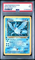 1999 Pokemon Fossil #2 Articuno-Holo 1st Edition
