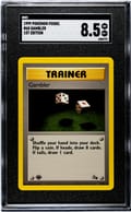 1999 Pokemon Fossil Gambler 1st Ed. #60 SGC 8.5