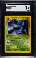 1999 Pokemon Fossil Golbat 1st Ed. #34 SGC 7