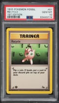 1999 Pokemon Fossil Recycle 1st Edition #61 PSA 10