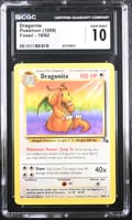 1999 Pokemon Fossil - Unlimited Dragonite #19/62 CGC 10