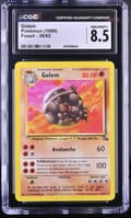 1999 Pokemon Fossil - Unlimited Golem #36/62 CGC 8.5