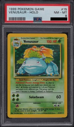 1999 Pokemon Game #15 Venusaur-Holo