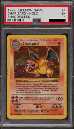 1999 Pokemon Game #4 Charizard-Holo Shadowless