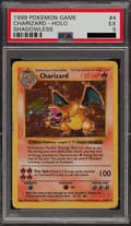 1999 Pokemon Game #4 Charizard-Holo Shadowless