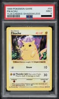 1999 Pokemon Game #58 Pikachu Yellow Cheeks-Shadowless