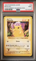 1999 Pokemon Game #58 Pikachu Yellow Cheeks-Shadowless