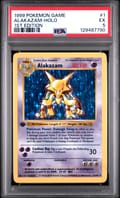 1999 Pokemon Game Alakazam-Holo 1st Edition #1 PSA 5
