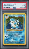 1999 Pokemon Game Blastoise-Holo #2 PSA 6