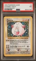 1999 Pokemon Game Chansey-Holo Shadowless #3 PSA 7