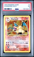 1999 Pokemon Game Charizard-Holo #4 PSA 5