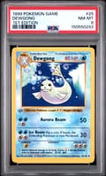 1999 Pokemon Game Dewgong 1st Edition #25 PSA 8