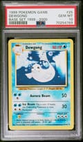 1999 Pokemon Game Dewgong Base Set 1999-2000 #25 PSA 10