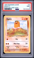 1999 Pokemon Game Diglett Base Set 1999-2000 #47 PSA 9