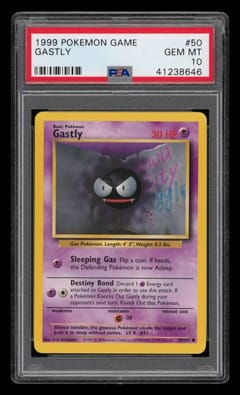 1999 Pokemon Game Gastly #50 PSA 10