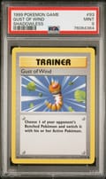 1999 Pokemon Game Gust of Wind Shadowless #93 PSA 9