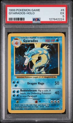 1999 Pokemon Game Gyarados-Holo #6 PSA 5