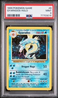 1999 Pokemon Game Gyarados-Holo #6 PSA 9