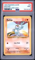 1999 Pokemon Game Machop Base Set 1999-2000 #52 PSA 9