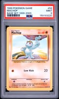 1999 Pokemon Game Machop Base Set 1999-2000 #52 PSA 9