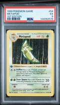 1999 Pokemon Game Metapod 1st Edition #54 PSA 5