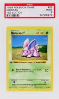 1999 Pokemon Game Nidoran 1st Edition #55 PSA 9