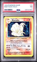 1999 Pokemon Game Ninetales-Holo #12 PSA 7