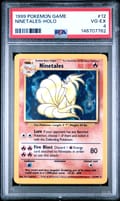 1999 Pokemon Game Ninetales-Holo #12 PSA 4