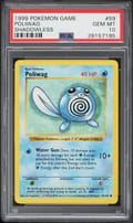 1999 Pokemon Game Poliwag Shadowless #59 PSA 10