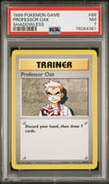 1999 Pokemon Game Professor Oak Shadowless #88 PSA 7