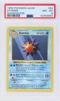 1999 Pokemon Game Starmie Shadowless #64 PSA 8