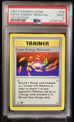 1999 Pokemon Game Super Energy Removal 1st Edition #79 PSA 9