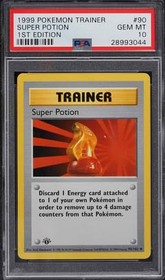1999 Pokemon Game Super Potion 1st Edition #90 PSA 10