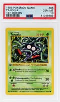 1999 Pokemon Game Tangela 1st Edition #66 PSA 10
