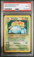 1999 Pokemon Game Venusaur-Holo #15 PSA 6
