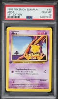 1999 Pokemon German Abra 1st Edition #43 PSA 10