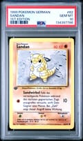 1999 Pokemon German Sandan 1st Edition #62 PSA 10