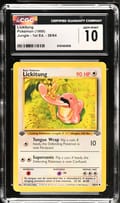 1999 Pokemon Jungle - 1st Edition Lickitung #38/64 CGC 10